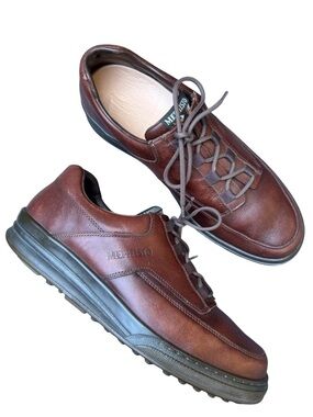 Mephisto Match RunOff  Air Jet Tan Leather Casual Walking Men's Shoes Sz 13